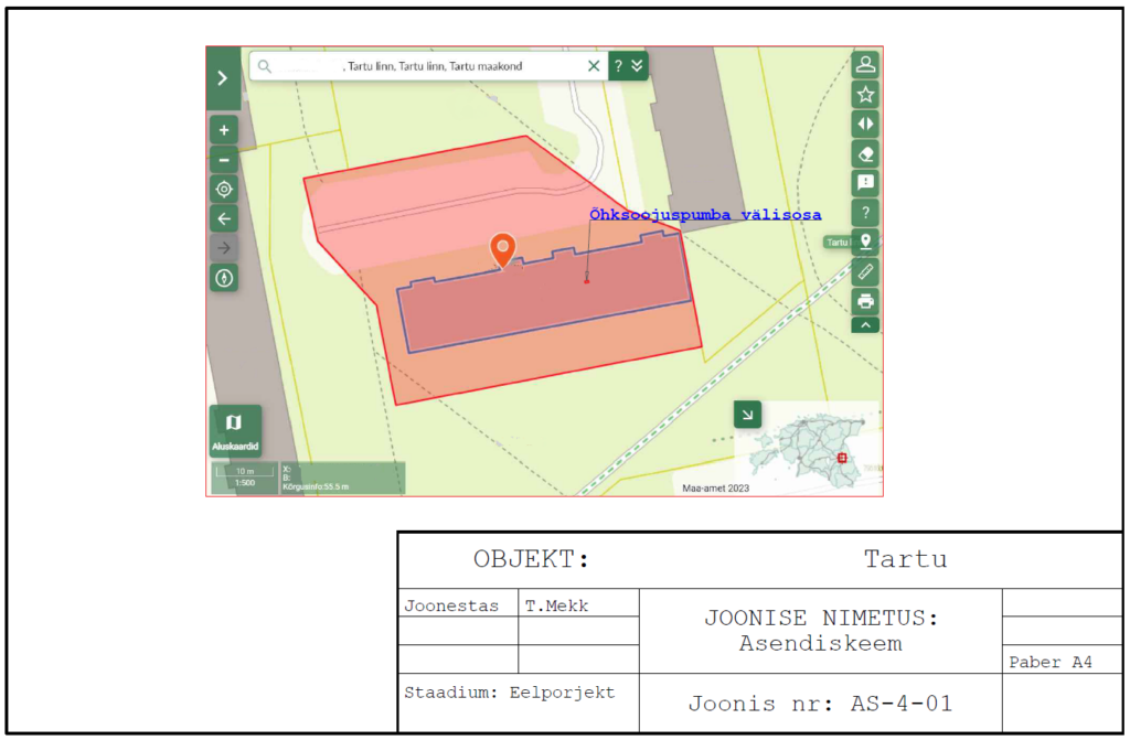 Ehitusteatis õhk-õhk soojuspumbale Tartus